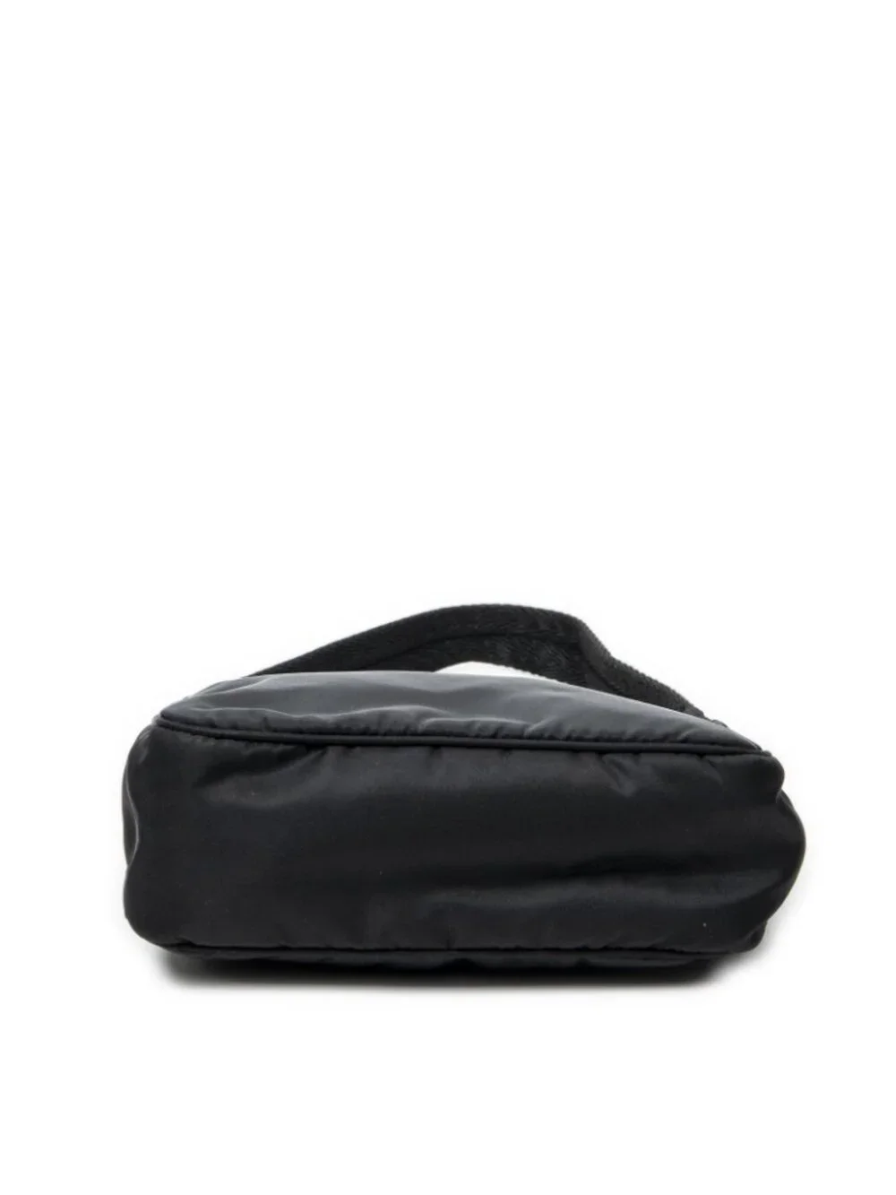 Prada Mini Zip Hobo Black Nylon Canvas - Picture 6 of 10